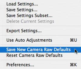 But if, like me, you need to see the effects of bracketing on your images, you can create a new Camera Raw default setting with Use Auto Adjustments turned off. Doing so is an easy two-step process.