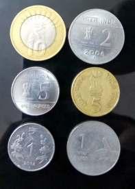 Which is called (A for 1 rupee coin) (B for 2 rupee coin) (C for 5 rupee coin) and (D for 10 rupee coin).