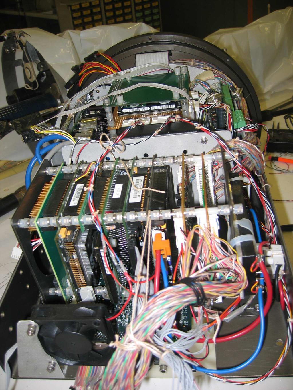 Figure 2: OEX payload section for SLITA array system. The cylindrical pressure housing is removed.