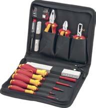 Wiha VDE application sets. The right tool for any application. VDE application sets. VDE application sets. VDE application sets. VDE application sets. 9300-002 Electrician's tool bag, 12 pcs.