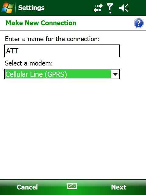 : Click on My ISP, Add a new modem connection 10.