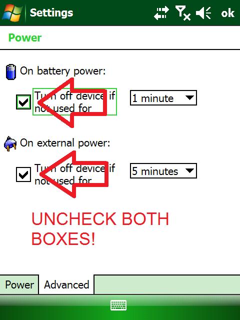 Uncheck both boxes: Then click ok in