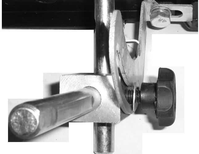 Insert the end of Table Bar (72) with Pivot Indicator (70) into the Bar Holder (74). Refer to Figure H.