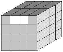 On a 4 x 4 cube you may encounter a situation where 2 of the edges are correctly placed and 2 are not.
