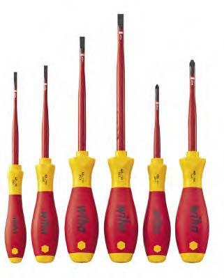 Wiha SoftFinish electric slimfix. The safe and comfortable insulated VDE screwdriver. SoftFinish electric slimfix set. SoftFinish electric slimfix set. SoftFinish electric slimfix set. Displays.