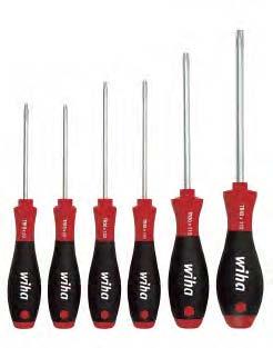 Wiha SoftFinish. The specialist for dry and general applications. TORX sets. TORX sets. Sets. Sets. 362 K6 SO SoftFinish TORX screwdriver set, 6 pcs. Round blades.