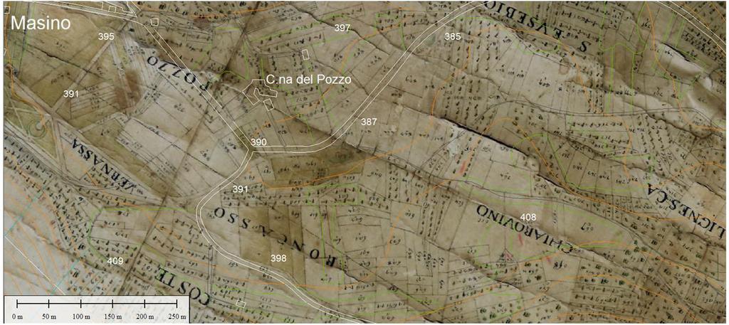 State of the art in digitization of historical maps and analysis of their metric content 49 Figure 15 Georeferenced map: superimposition of CTR C O N CL U SI O N S The analysis carried out on the