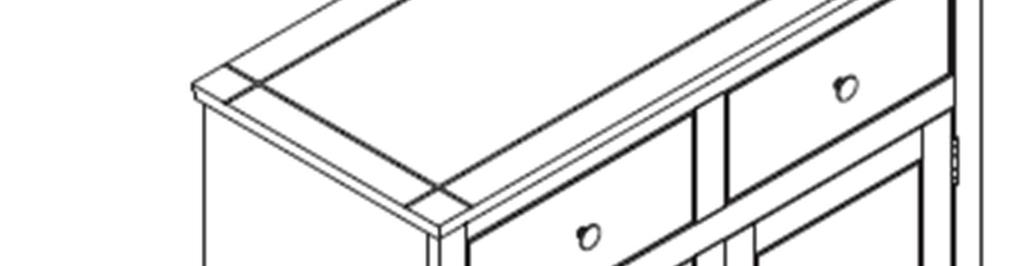 ASSEMBLY INSTRUCTIONS SANTIAGO 2 DOOR 2 DRAWER SIDEBOARD IMPORTANT: READ THESE INSTRUCTIONS CAREFULLY BEFORE ASSEMBLING OR USING YOUR SANTIAGO 2 DOOR 2 DRAWER