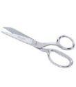 Shears are 7-8 inches long, are sharp, and have bent