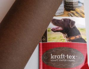 Kraft-Tex is a paper product that performs like fabric on many levels! The paper can be kept stiff, much like a light-weight cardboard, or softened by washing it.