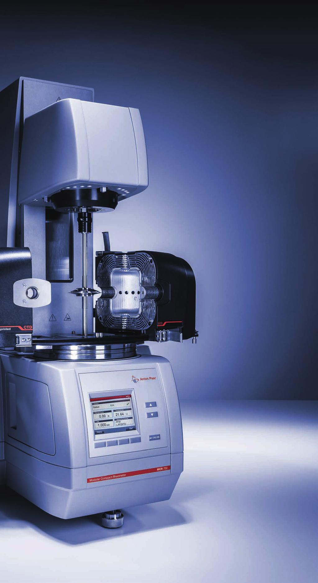 Complete Gap Control IsoLign : Nano-scale precision MCR 702 T is the first rheometer to offer nano-scale precision on several counts such as low-torque measurements down to a minimum of 1 nnm and the