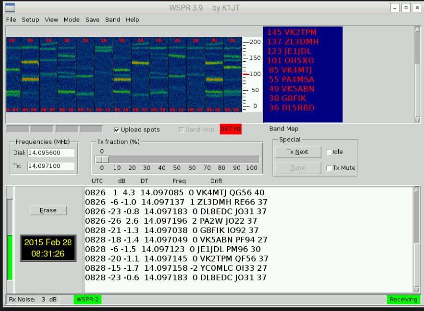 WSPR Setup (Windows & HF Transceiver) Download the WSPR Software and configure it for your equipment (Rig Control, CallSign, Grid Location, WSPR does CAT control and Soundcard Codecs) Good Idea to