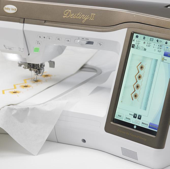 Your density is automatically recalculated to ensure a flawless stitch out.