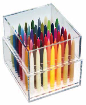 dowels Counter Display Unit $50 value FREE with $300 purchase of Tapers in Contemporary packaging Sturdy,