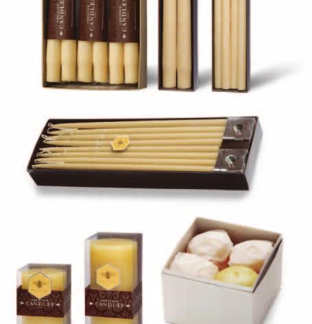 premium collection beeswax candles Our 100% pure Beeswax Tapers have a mild, natural honey scent.