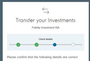 How to transfer your ISA 8 IF YOU SELECTED WITH AN EXISTING ACCOUNT Enter your