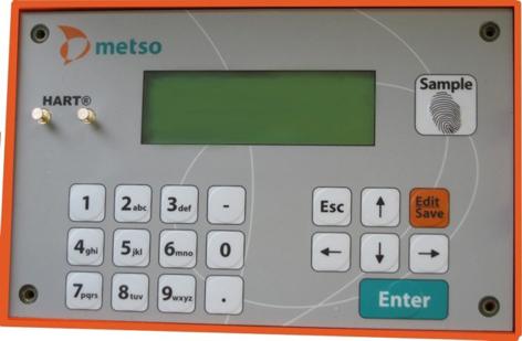 5. User Interface and Operation 5.1. Transmitter Central Unit The operation unit of Metso MCA is the Transmitter Central Unit (TCU).