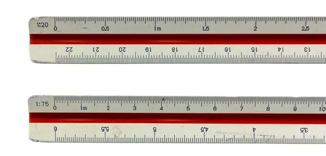 Figure 15 Dusting brush Scale rulers Scale rulers let you draw diagrams at a reduced scale. They also let you obtain dimensions from a scaled drawing.