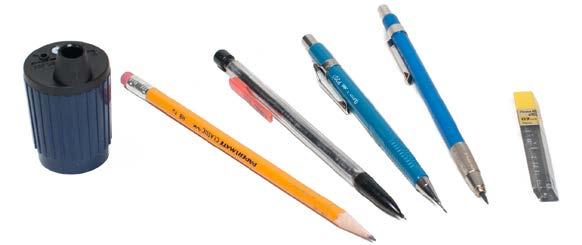 Design and Drafting Drawing pencils Both wood and mechanical pencils are used for drafting (Figure 7). Manufacturers grade drawing pencils using numbers and letters.