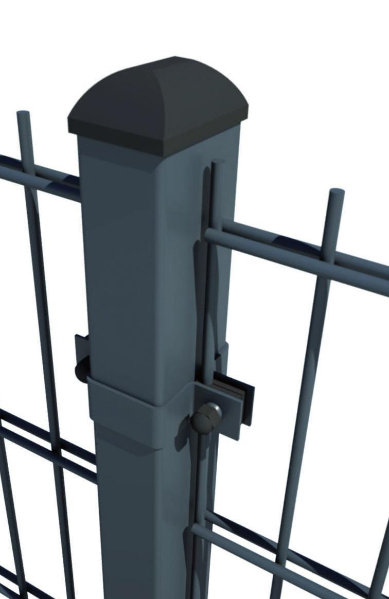 system for fastening panels to the posts tel.