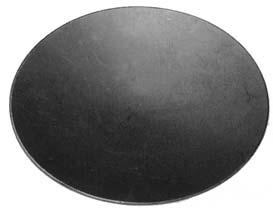 DISCS AND POST CAPS BRUNDLE MILD STEEL DISCS STANDARD STOCKED SIZES INDICATED BY CODE NUMBER DIAMETER 1.5mm 3.