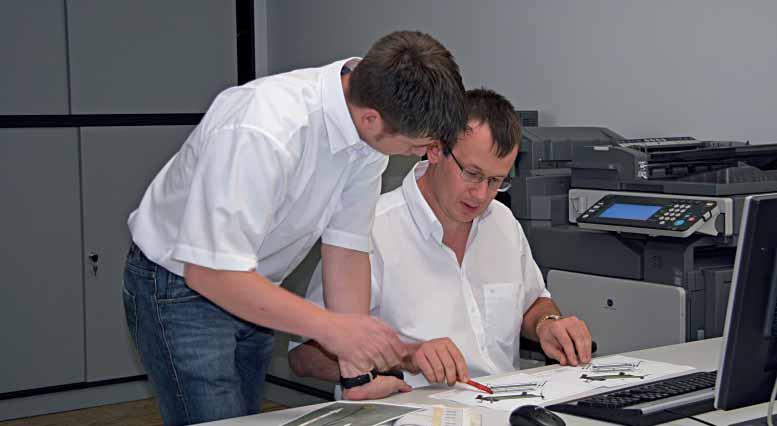 Planning Already during the planning phase our technical department intervenes in the development of new products which are manufactured at our facility as well as at the facilities of our partners.