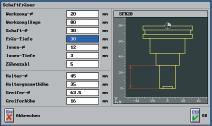 Turn SYMplus milling : Module CONTROL Help graphics are available for all commands and cycles.