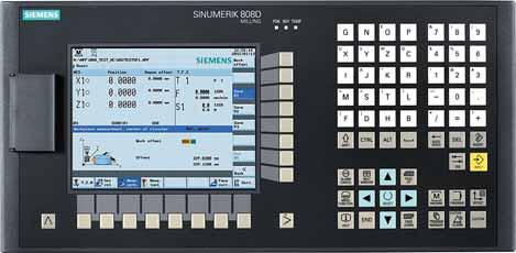 SINUMERIK 808D relating a high degree of user friendliness with high performance CNC functions.