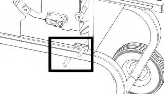 Note: Steps 10 12 apply only to CNS saws. 10. On CNS saws it is necessary to increase the slack in the motor power cord in order to move the switchbox to the new mounting position.