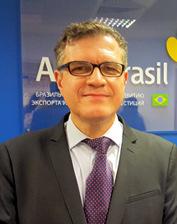 ALMIR AMERICO Almir Americo on Apex-Brazili Brasiilia kaubanduse ja investeeringute edendusorganisatsiooni Euraasia esinduse juht, vastutades Brasiilia äride rahvusvahelistumise toetamise eest