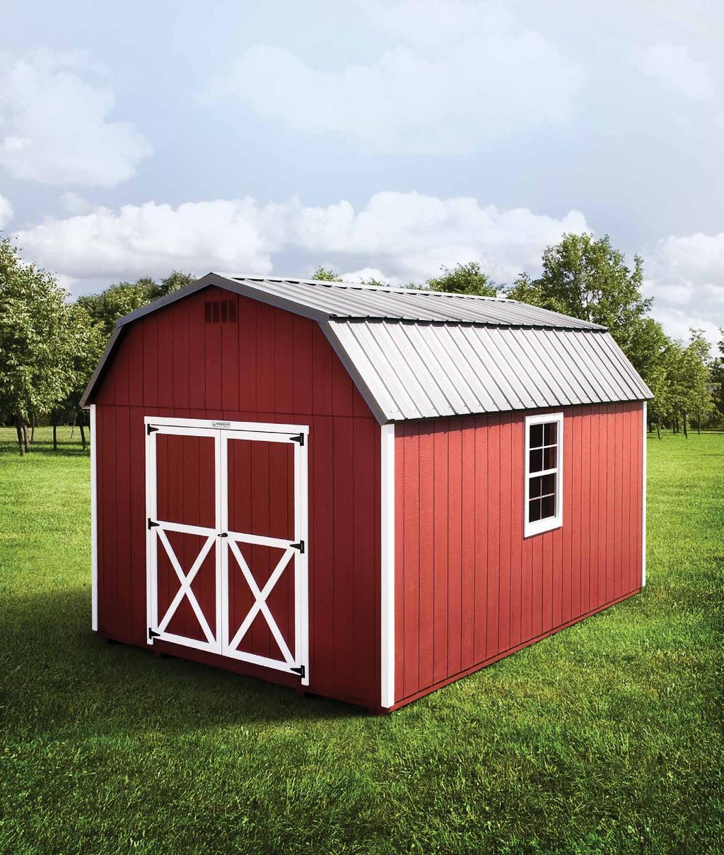 SHEDS PURCHASE -OR - RENT TO OWN PORTABLE SHEDS, BARNS + GARAGES We