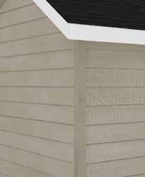 Customize your shed with lap siding to