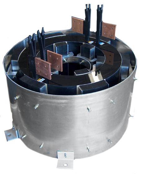 Water-Cooled Chokes and Reactors Water-Cooled Chokes and Reactors are customized to meet customer requirements, and are available in various ratings.