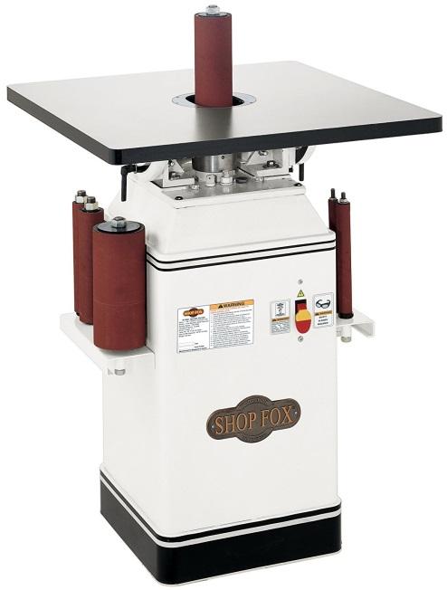 OPERATING PROCEDURE FOR: Shop Fox Oscillating Spindle Sander INTRODUCTION: The oscillating spindle sander is used to sand the edges of boards.