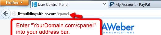 5. Setup a new business email address within cpanel by locating the Mail menu and clicking the Email Accounts icon.