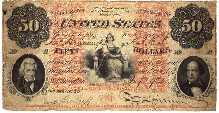 TWO YEAR NOTES 64 D. TWO YEAR NOTES. Issued under the Act of March 2, 1861.