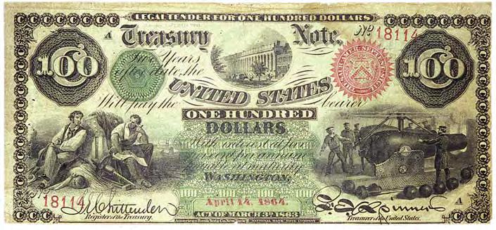 THREE TWO YEAR NOTES E. TWO YEAR NOTES. Issued under the Act of March 3, 1863.