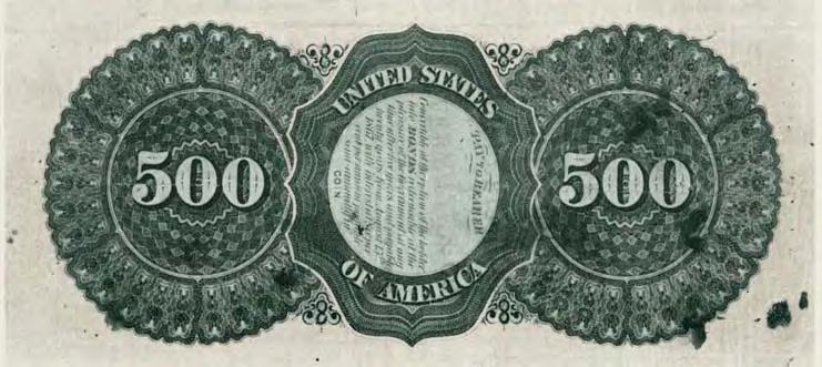 69 Design -A Reverse Illustration courtesy of Donald H. Kagin and Lyn Knight Currency Auctions. 212a.
