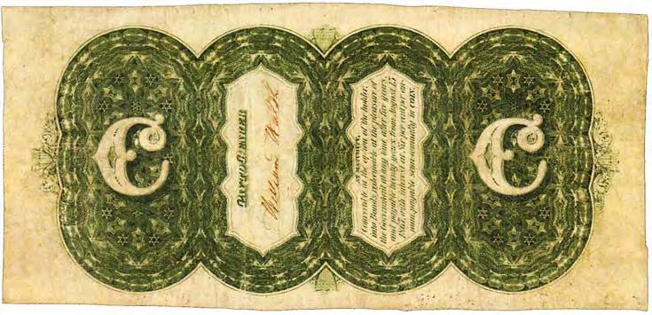 500 Dollar Note. Issued March 3, 1865 212c. 1,000 Dollar Note. Issued August 15, 1864. Probably issued.