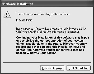 unidentified program wants access to your computer. 3 Click Allow to continue installation.