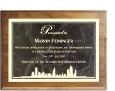 2"x5" Classic Walnut Plaque W/ Laser Engraved Plate 2"x5", Wood, Rectangle, Laser Engrave, Satin Brass, Brush Nickel, Walnut, Classic Colors: Walnut Brown Wood, Gold Plate $79.86 $88.88 2 $98.2 6 $07.