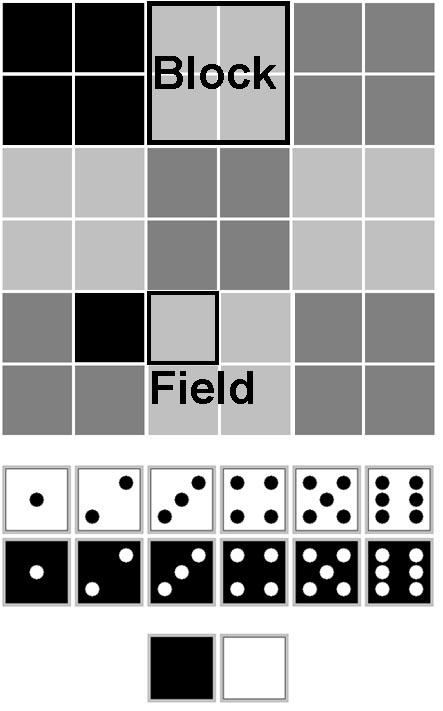 Sudoku goes Classic for 2 players from the age of 8 up Gaming equipment and the common DOMINARI - rule Board Sudoku goes classic is played on a square board of 6x6 fields.