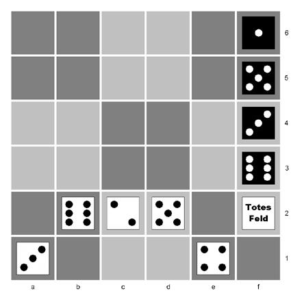 Dead fields: After a player has placed one s number piece one has to check whether dead fields have been created: During the game almost always fields come into existence that can t be occupied