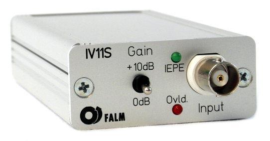 Article Number: 2400-301 The IEPE power supply IV11-S may be used to connect IEPE microphones to the line inputs of the QC Production Analyzer hardware.