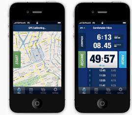 distance MY ASICS Pace-controlling training application focusing