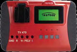Testboy TV 470 VDE tester DIN 0701/0702/EN 62353 The Testboy TV 470 is a handy test instrument designed for safety and repeat testing of portable equipment in accordance with DIN VDE 0701/0702 and EN