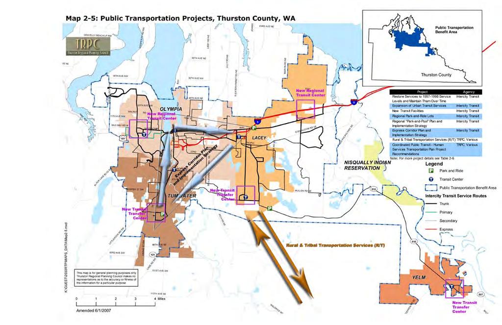 2025 Regional Transportation Plan Thurston