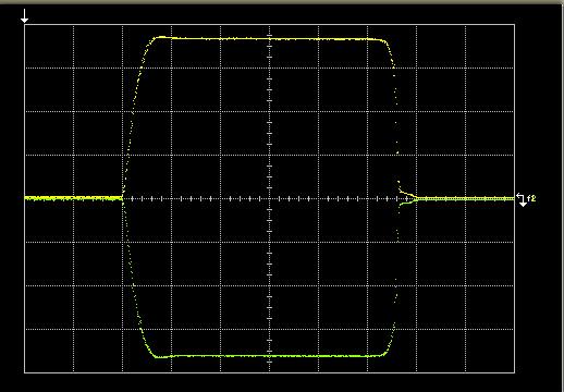 30 Keysight E8257D Microwave Analog Signal Generator - Data Sheet Measured pulse modulation envelope Frequency = 9 GHz, amplitude = 10 dbm, ALC Off, 10 ns/div Internal pulse generator (Option UNU or