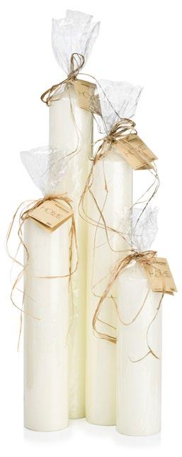 Giant Chimney candles Wiedemann s Chimney Candles come in a wide variety of sizes, making for one of the most elegant of housewarming gifts.