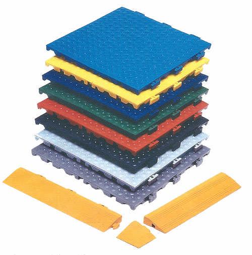 Shock Absorbent Cushioned Tiles Anti-Slip RHINO tiles also come in a variety of attractive colors.